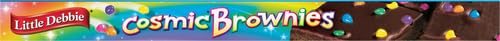 Little Debbie COSMIC Brownies, 6 Individually Wrapped Cookies, 13.1 oz Box, Pack of 0ne (1)