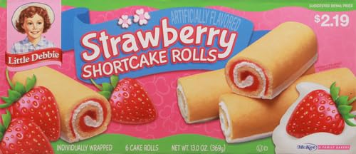 Little Debbie Strawberry Shortcake Rolls, 13 Oz
