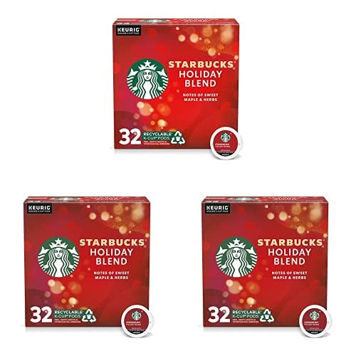 Starbucks K-Cup Coffee Pods, Medium Roast Hot or Iced Coffee, Pike Place Roast, 22 Keurig Pods