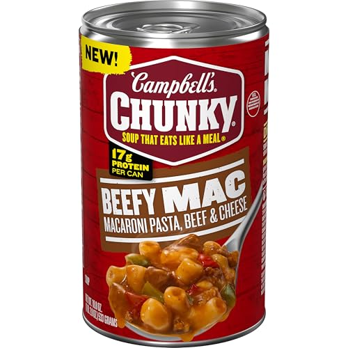 Campbell's Chunky Soup, Chili Mac Soup, 18.8 Ounce Can