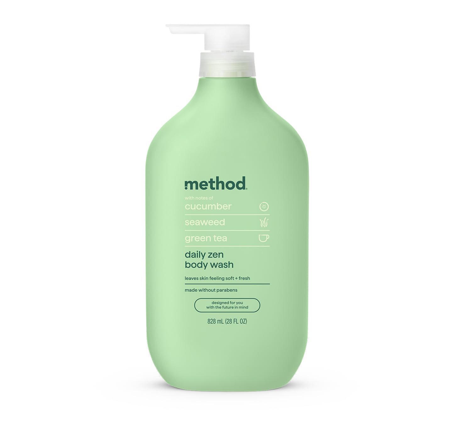 Method Body Wash, Simply Nourish, Paraben and Phthalate Free, 28 oz (Pack of 1)