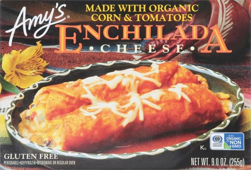 Amy's Frozen Meals, Cheese Enchilada Entree, Gluten Free, 9 oz.