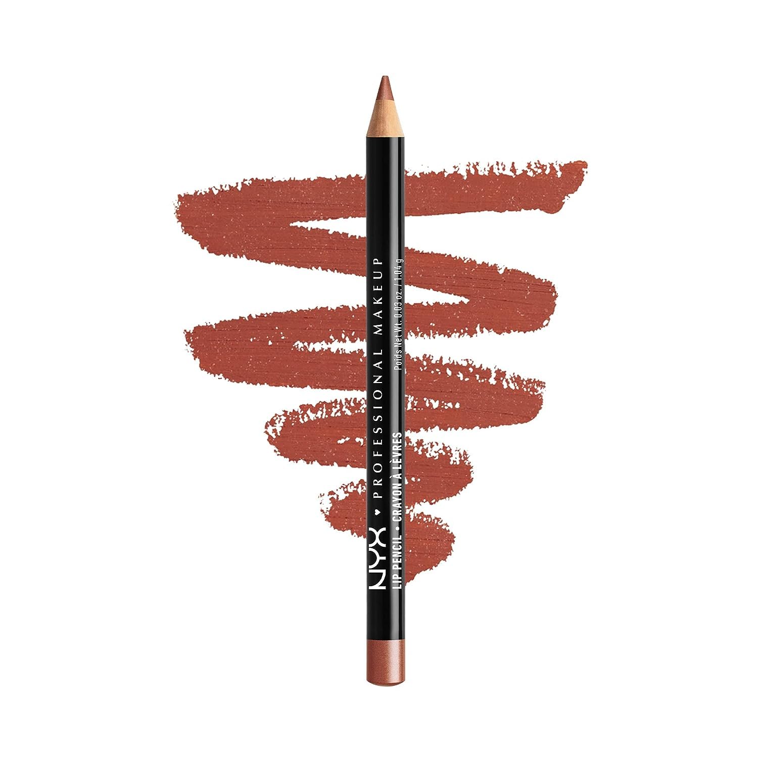 NYX PROFESSIONAL MAKEUP Slim Lip Pencil, Long-Lasting Creamy Lip Liner - Espresso
