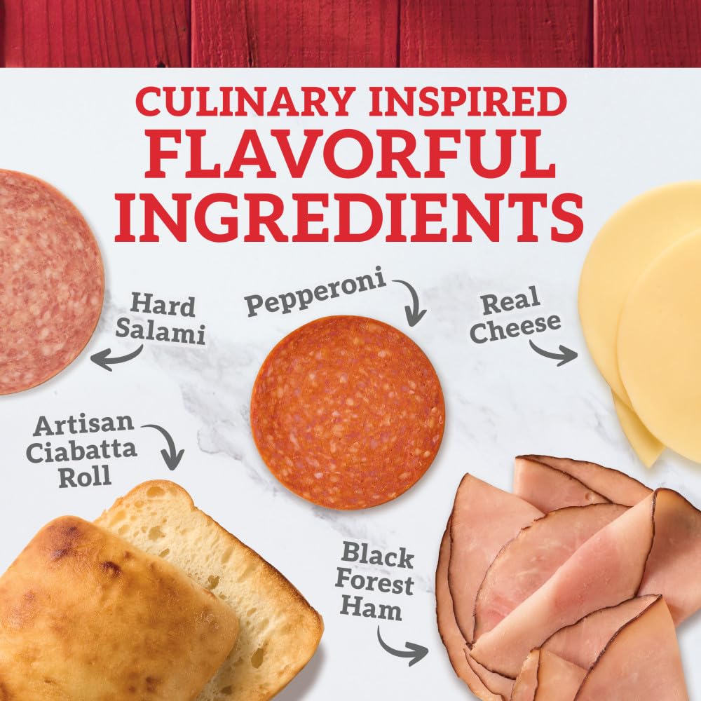 Hillshire Farm Italiano Ciabatta Deli Sandwiches, 10.1 Oz (2 Count)