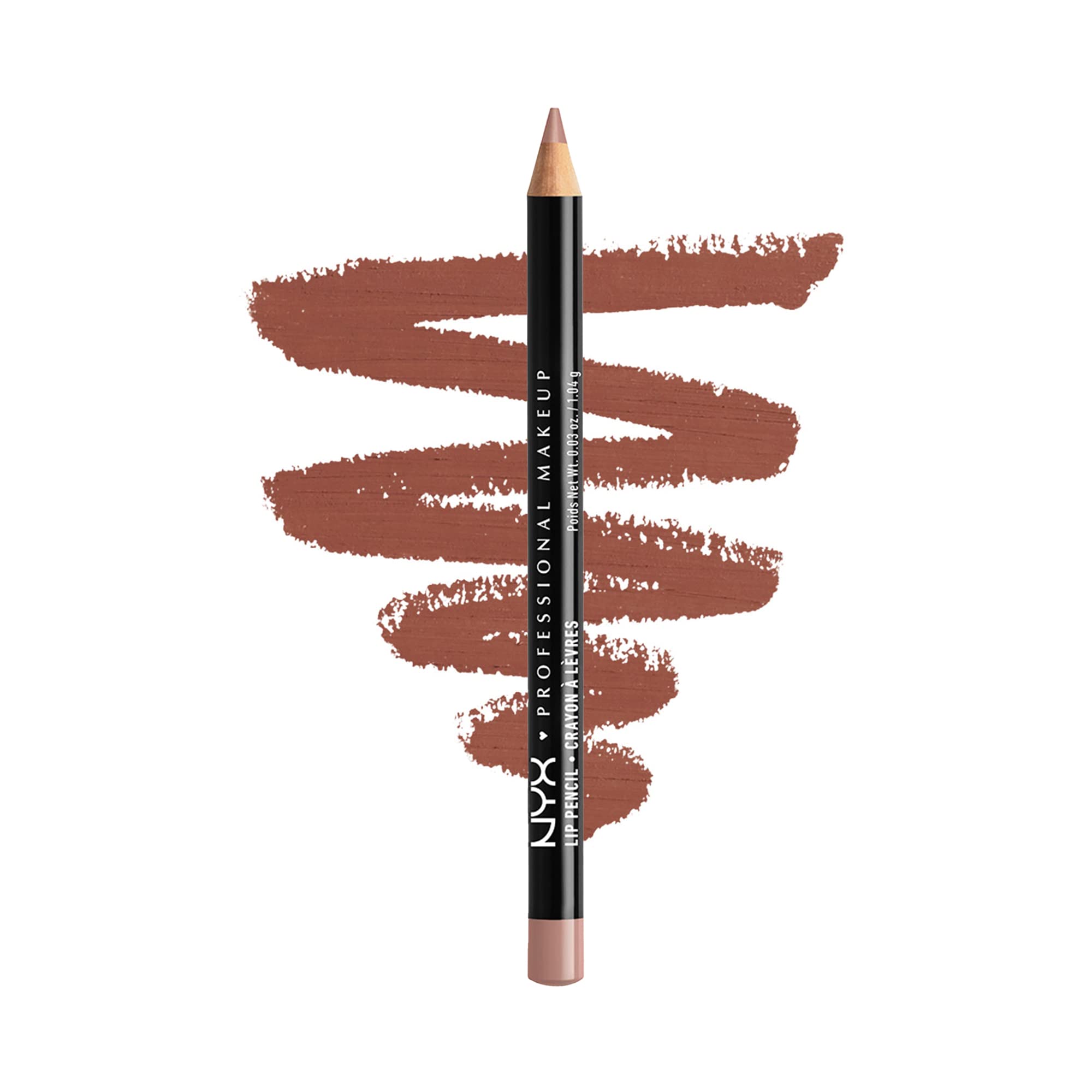 NYX PROFESSIONAL MAKEUP Slim Lip Pencil, Long-Lasting Creamy Lip Liner - Espresso