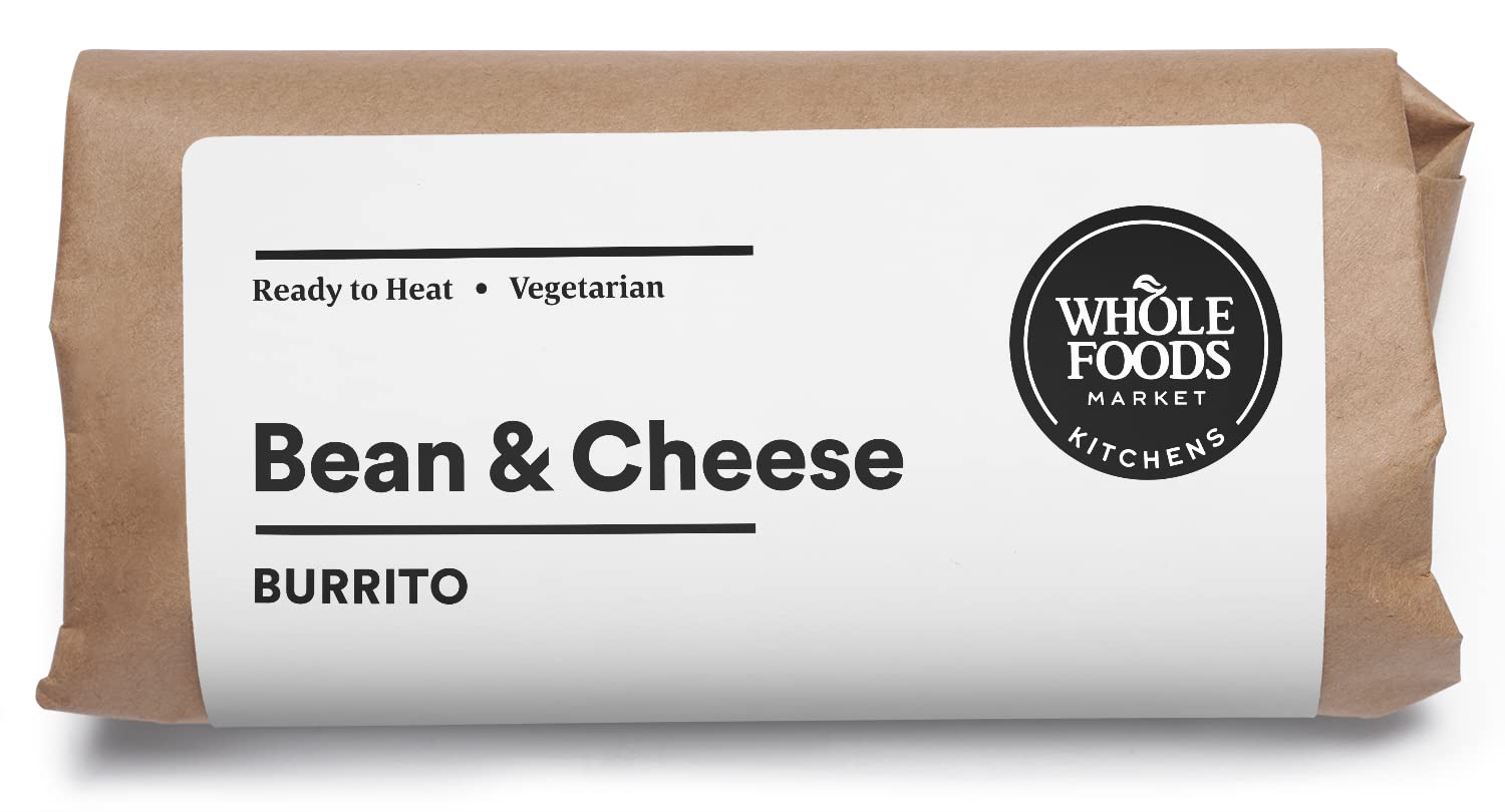 Whole Foods Market, Burrito Bean And Cheese, 10.5 Ounce