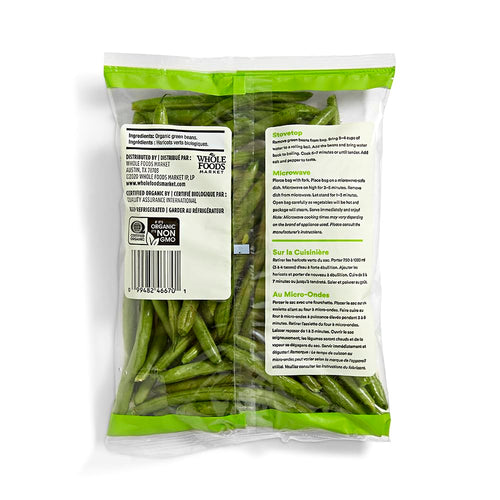 365 by Whole Foods Market Organic Trimmed Green Beans, 12 OZ