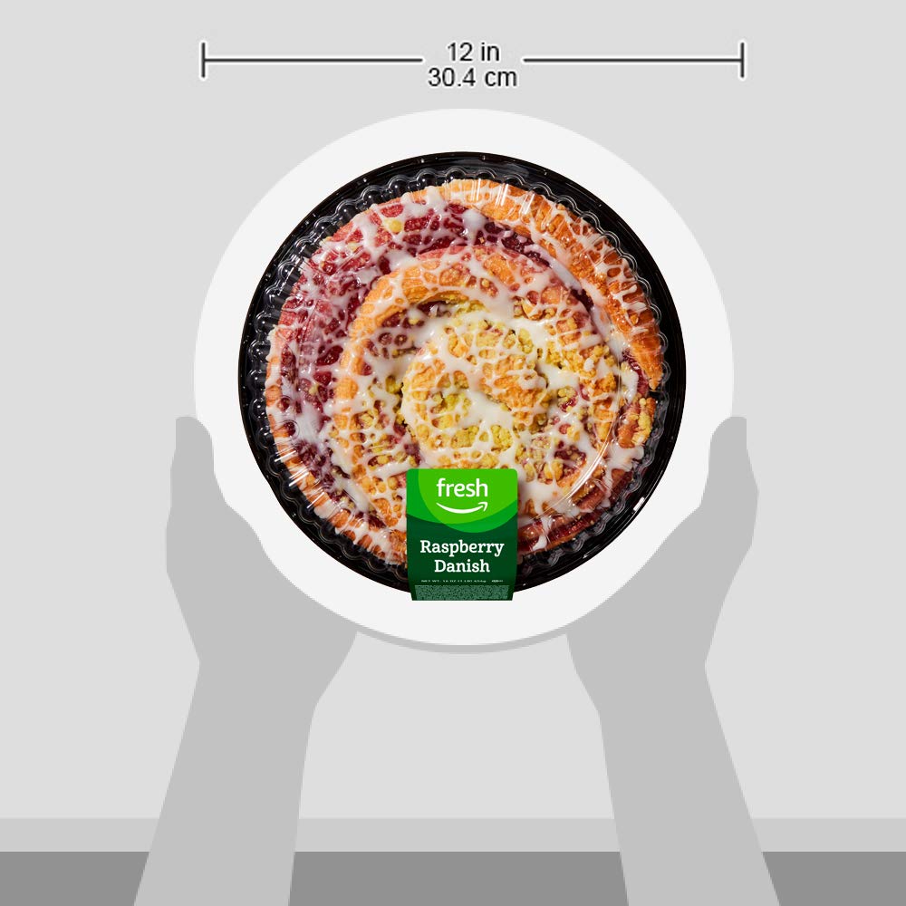 Amazon Fresh Brand, Raspberry Danish, 16 Oz