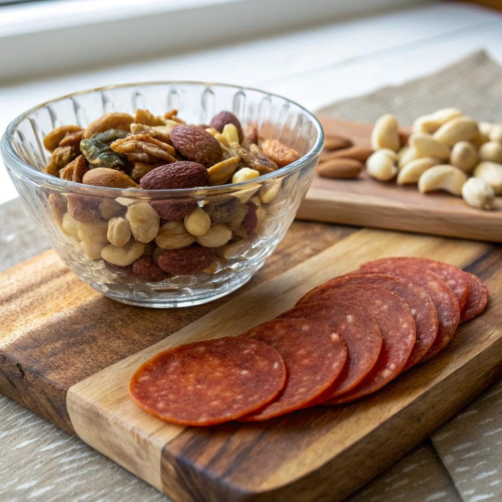 PLANTERS Deluxe Salted Mixed Nuts, Roasted Cashews, Almonds, Pecans, Pistachios, and Hazelnuts, Party Snacks, Plant-Based Protein, Quick Snack for Adults, After School Snack, 34oz Container