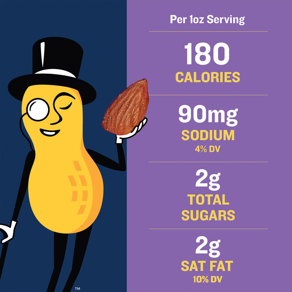 PLANTERS Deluxe Salted Mixed Nuts, Roasted Cashews, Almonds, Pecans, Pistachios, and Hazelnuts, Party Snacks, Plant-Based Protein, Quick Snack for Adults, After School Snack, 34oz Container