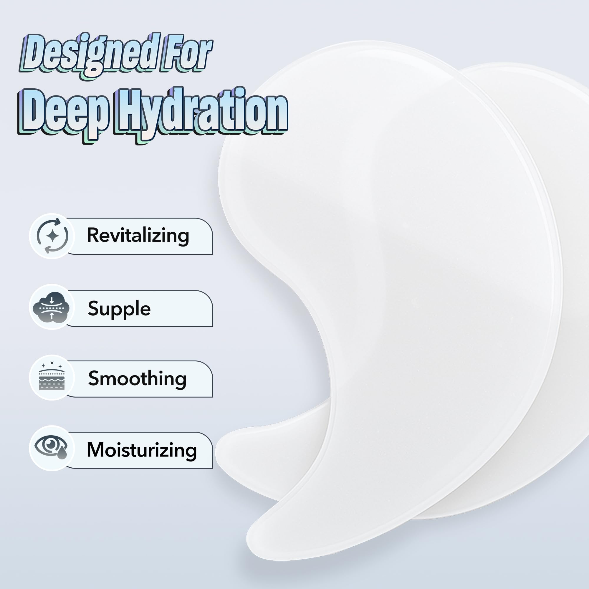 24K Gold Under Eye Patches - 60 Pack for Puffy Eyes, Dark Circles, Bags & Wrinkles with Collagen & Hyaluronic Acid - Eye Care Pads for Daily Skincare (Gold)