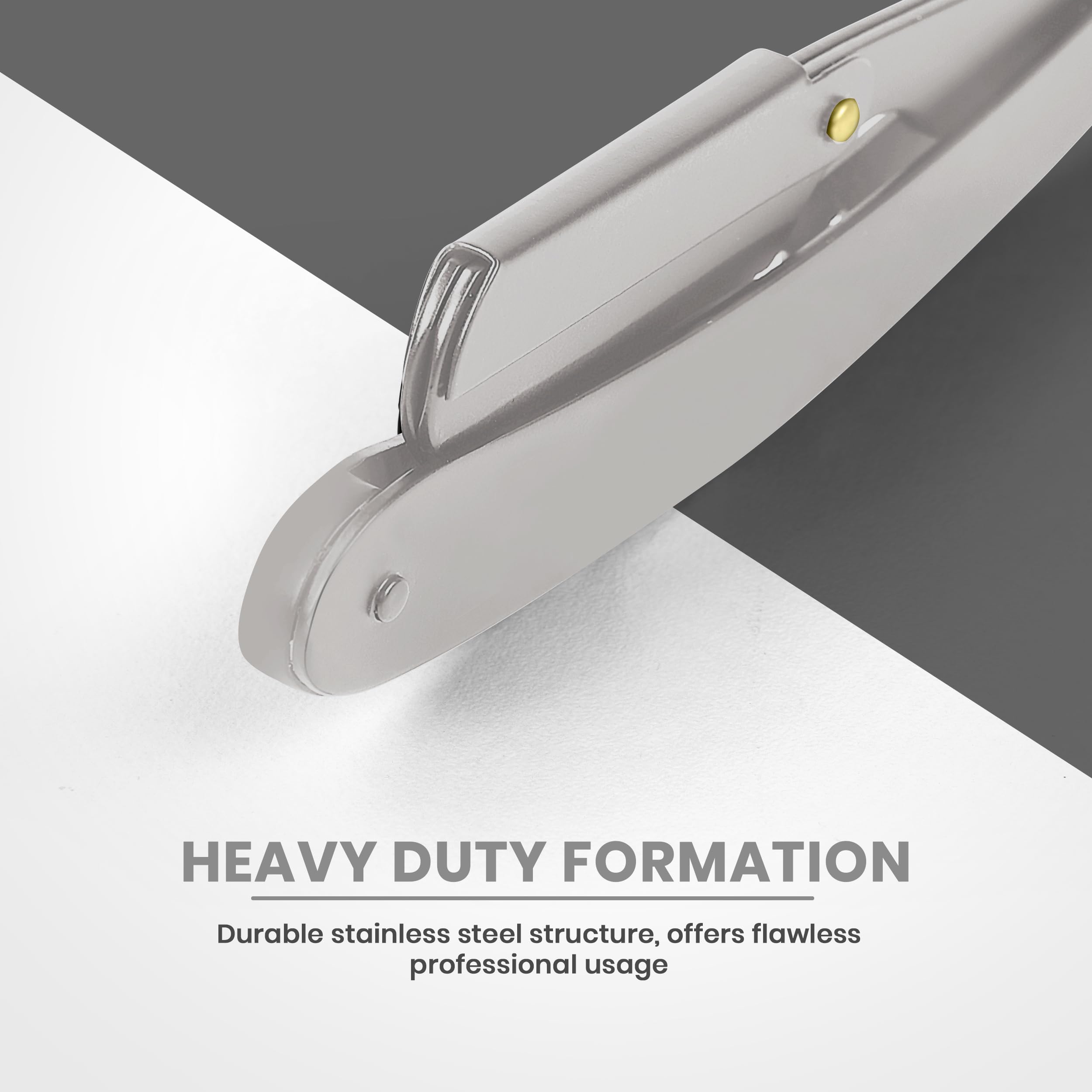 Utopia Care Professional Straight Razor for Men, Barber Straight Edge Razor Safety with 100 Pack Blades, Black