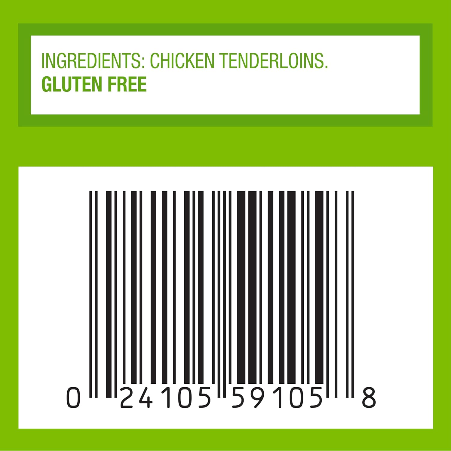 Just Bare® Natural Fresh Chicken Tenders | Antibiotic Free | Boneless | Skinless | 0.88 LB