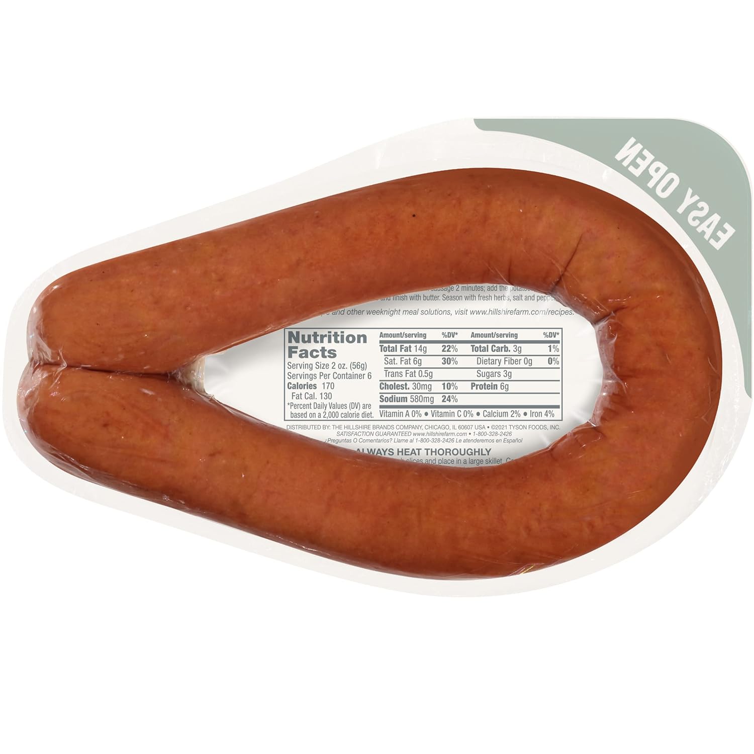 Hillshire Farm - Sausage Beef Smoked Sausage Rope, 12 Ounce
