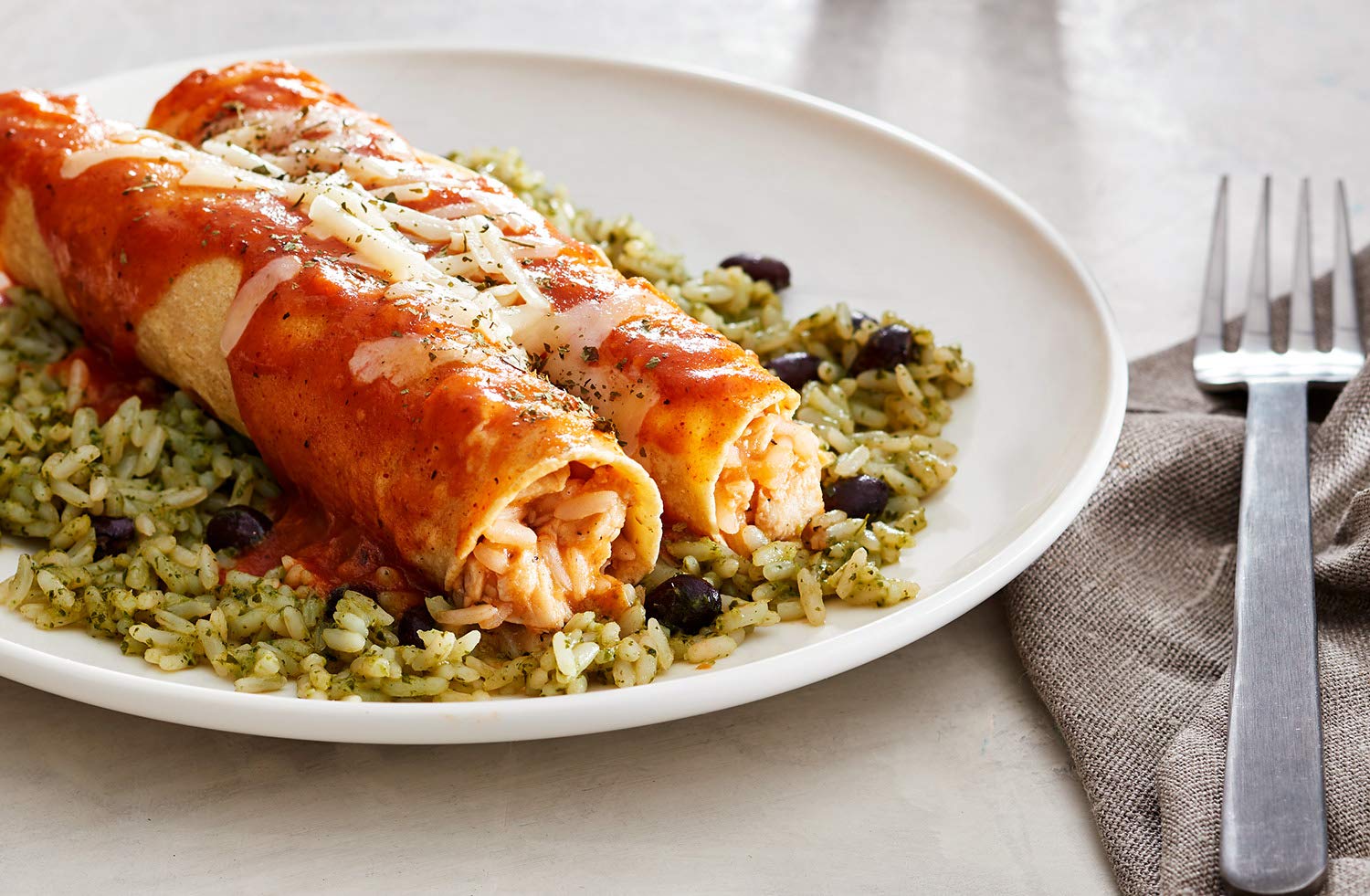 Amazon Kitchen, Chipotle Chicken Enchiladas, Single Serve Meal, 13.5 Oz