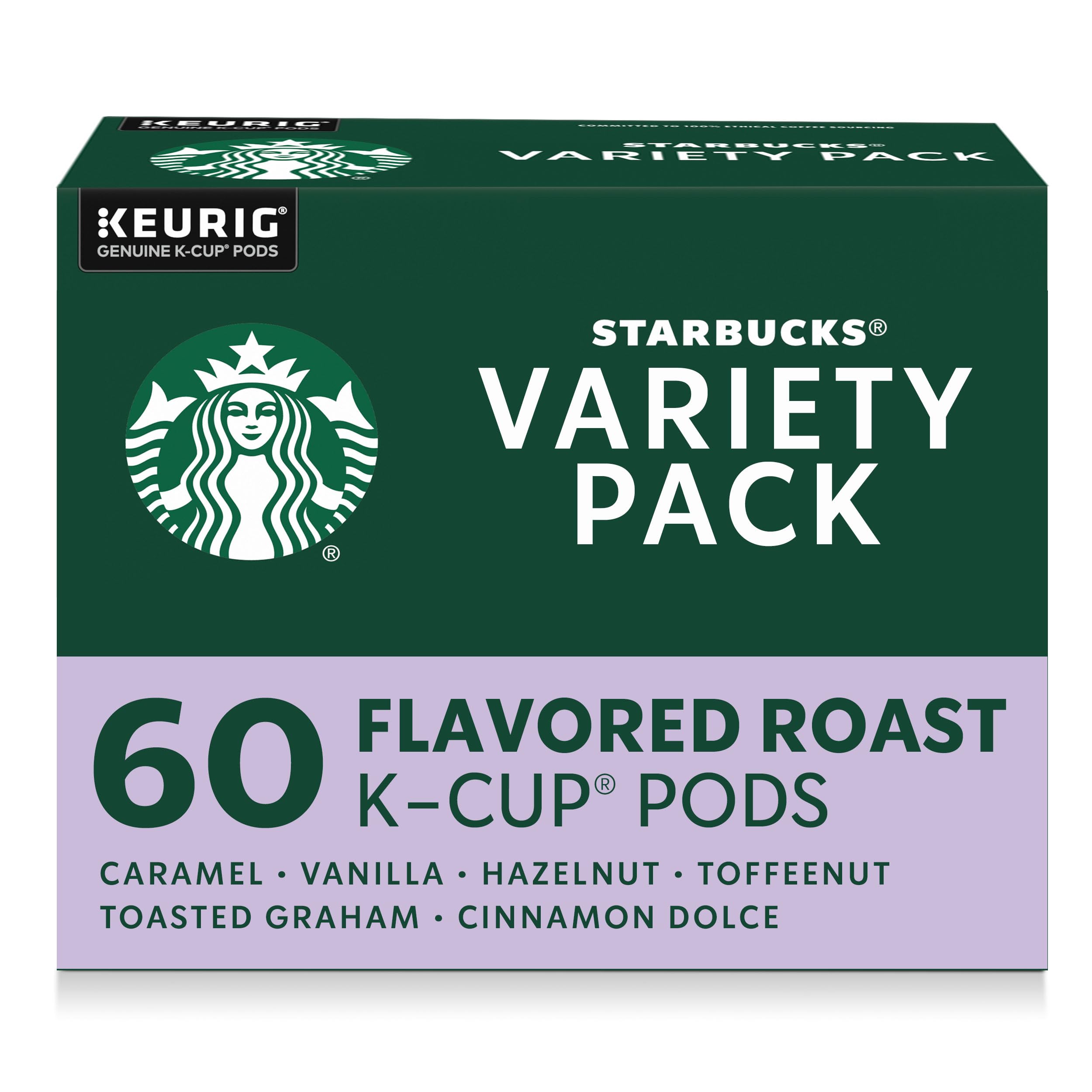 Starbucks K-Cup Coffee Pods, Medium Roast Hot or Iced Coffee, Pike Place Roast, 22 Keurig Pods