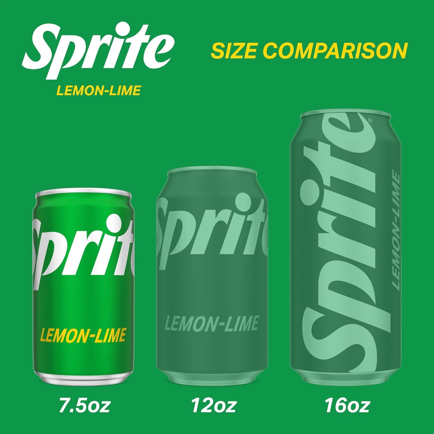 Sprite Lemon Lime Soda Soft Drinks, 7.5 fl oz, 10 Pack