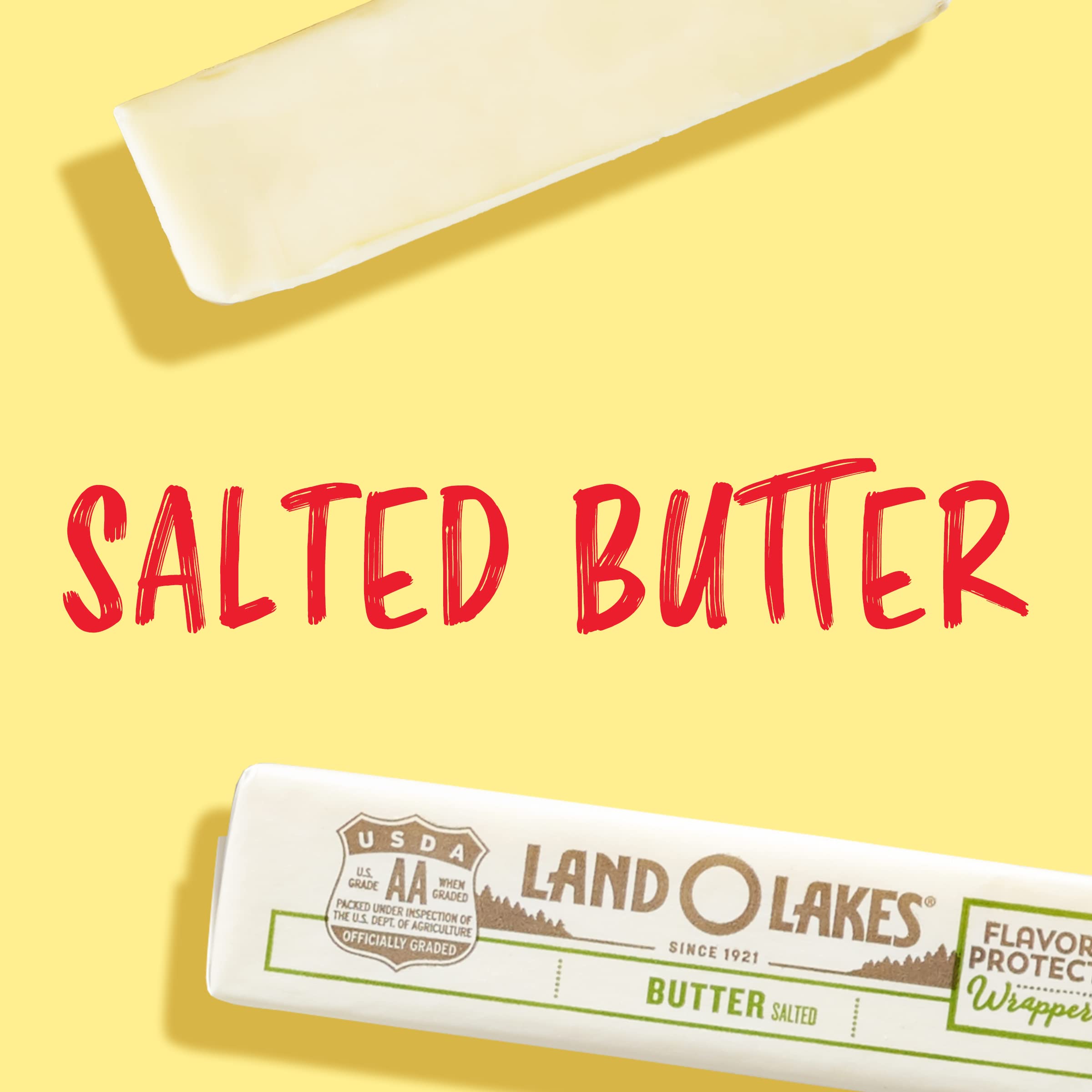 Land O Lakes Salted Butter, Made with Sweet Cream and Salt, 4 sticks, 1 lb pack