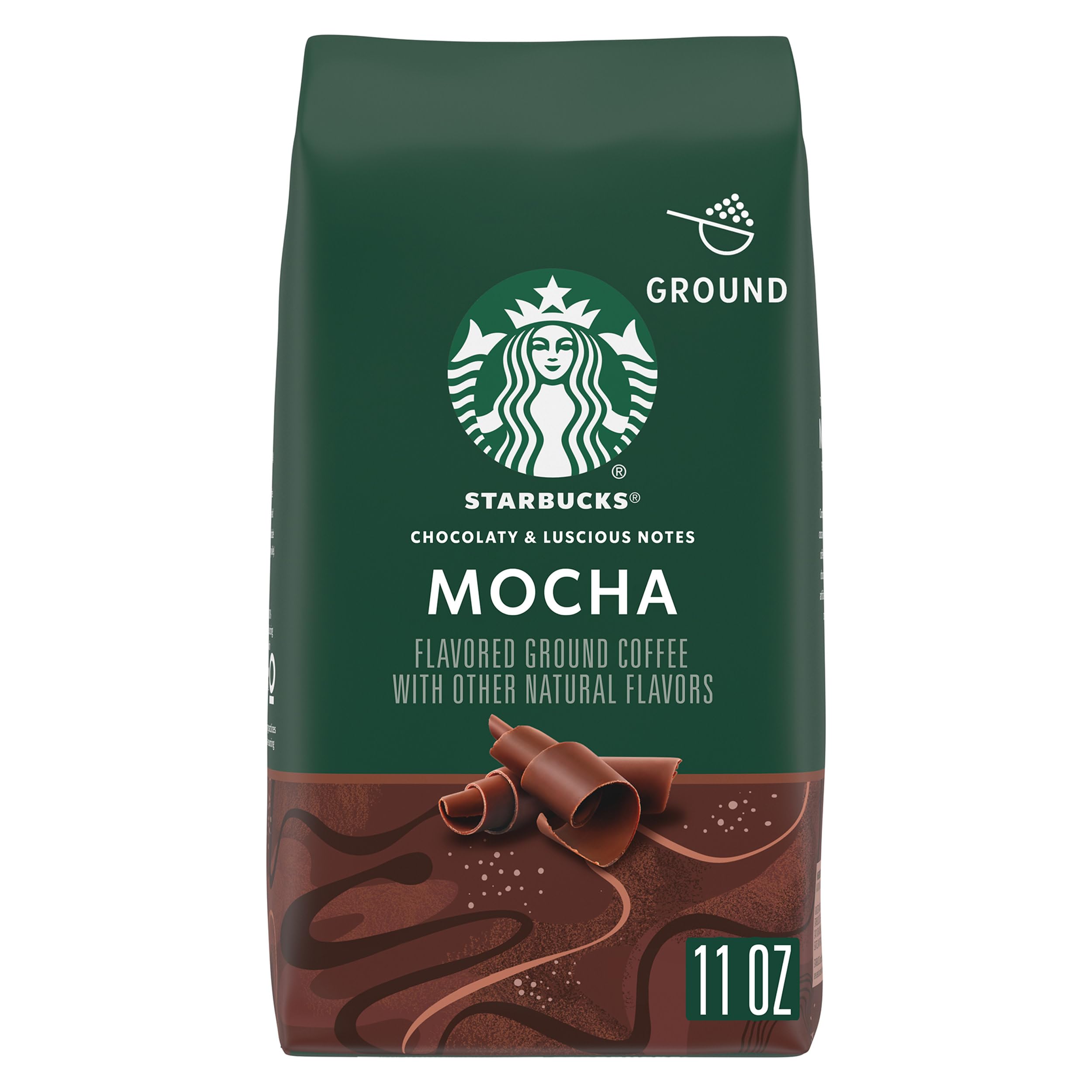 Starbucks Ground Coffee, Medium Roast Hot or Iced Coffee, Breakfast Blend, 18 oz