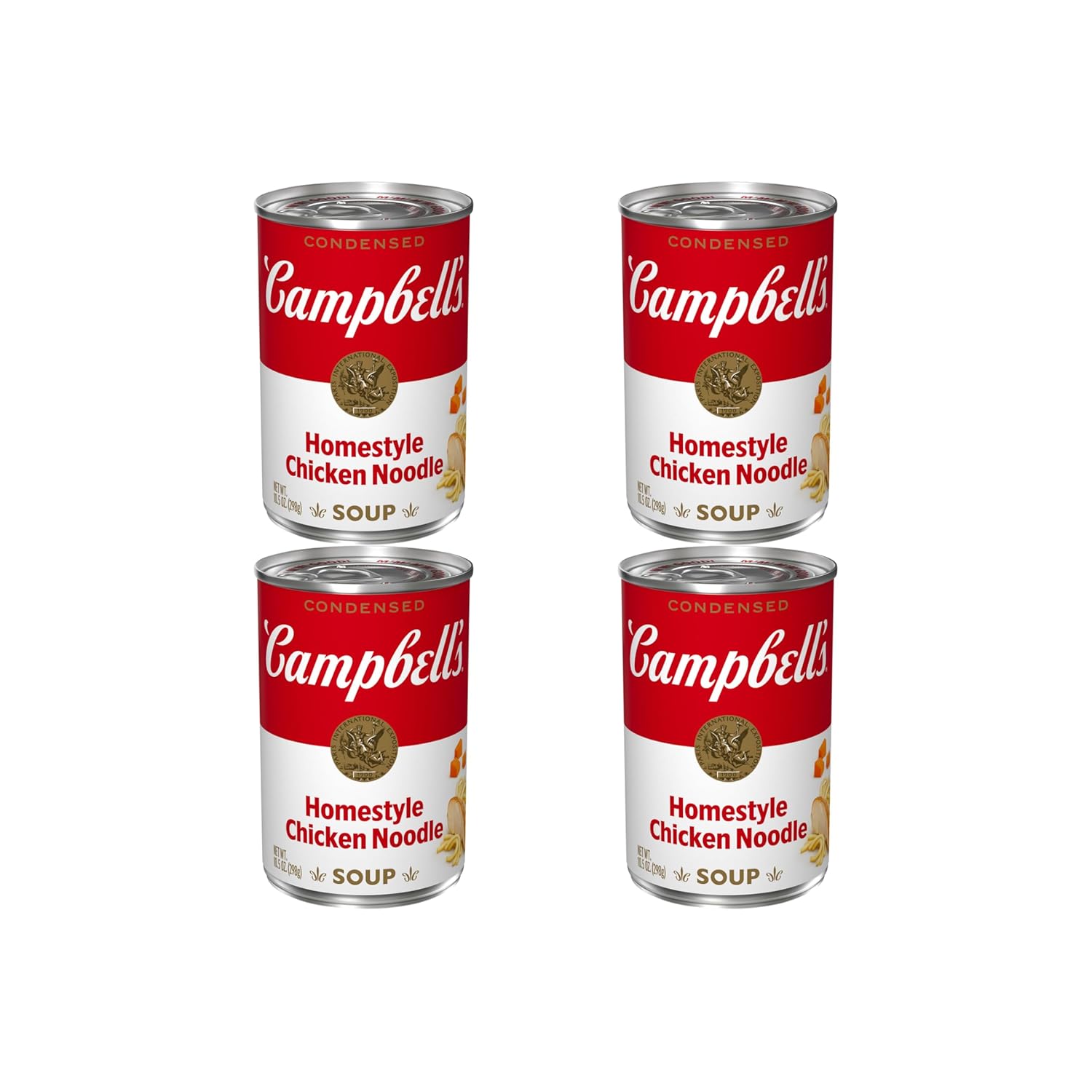 Campbell's Condensed Chicken Noodle Soup, 10.75 Ounce Can (Pack of 4)