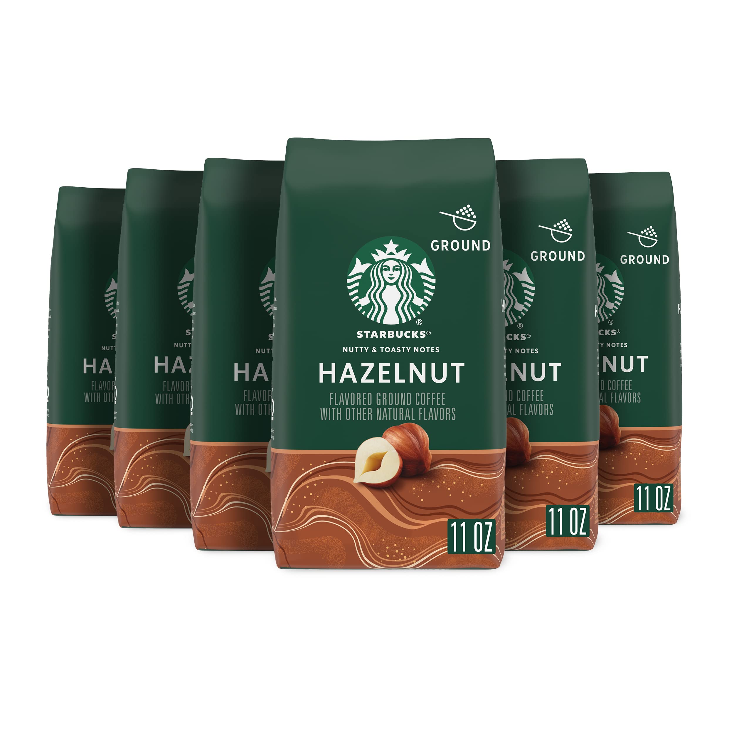Starbucks Ground Coffee, Medium Roast Hot or Iced Coffee, Breakfast Blend, 18 oz
