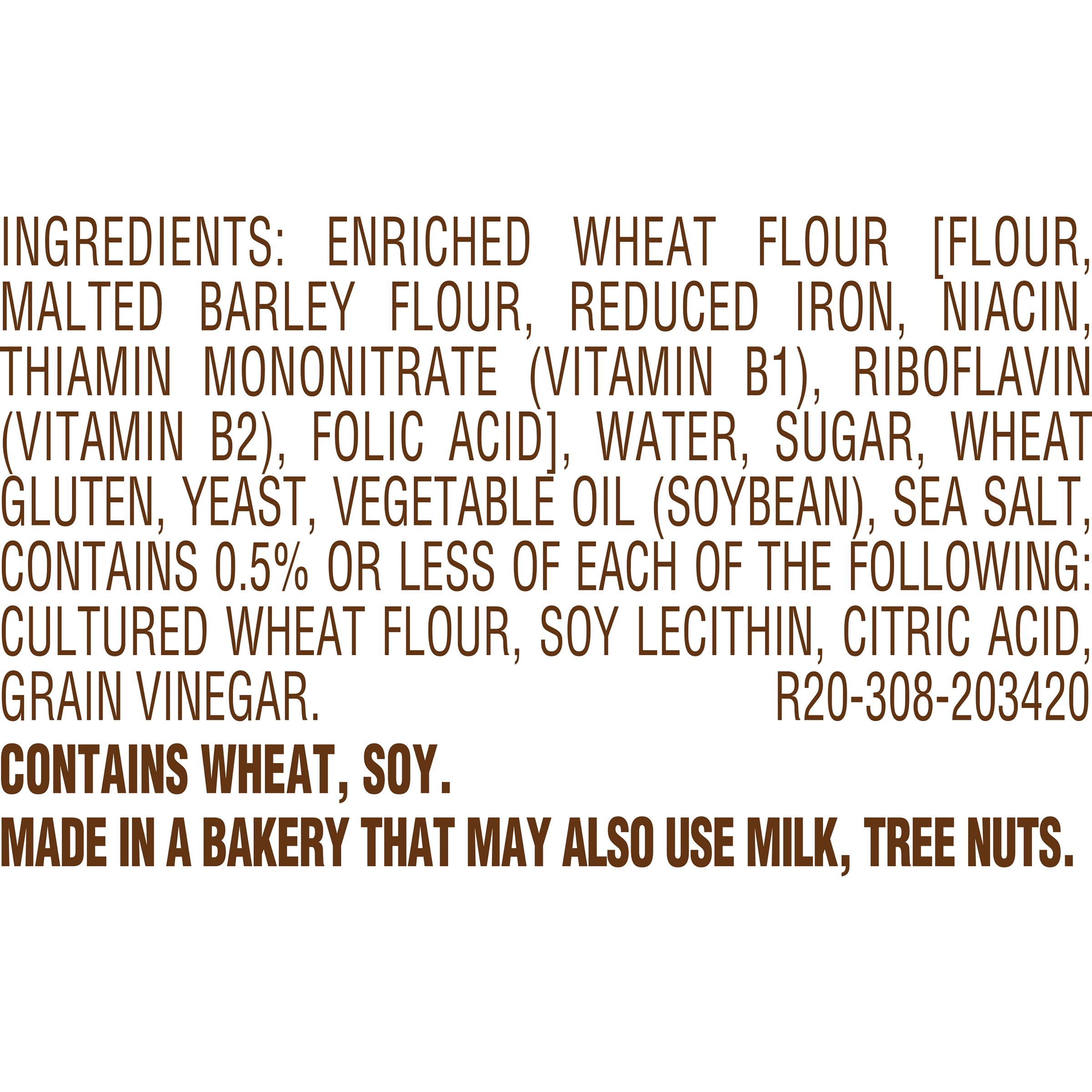 Sara Lee Artesano Original Artisan Bread, 20 Oz Loaf of White Bread Without Artificial Preservatives