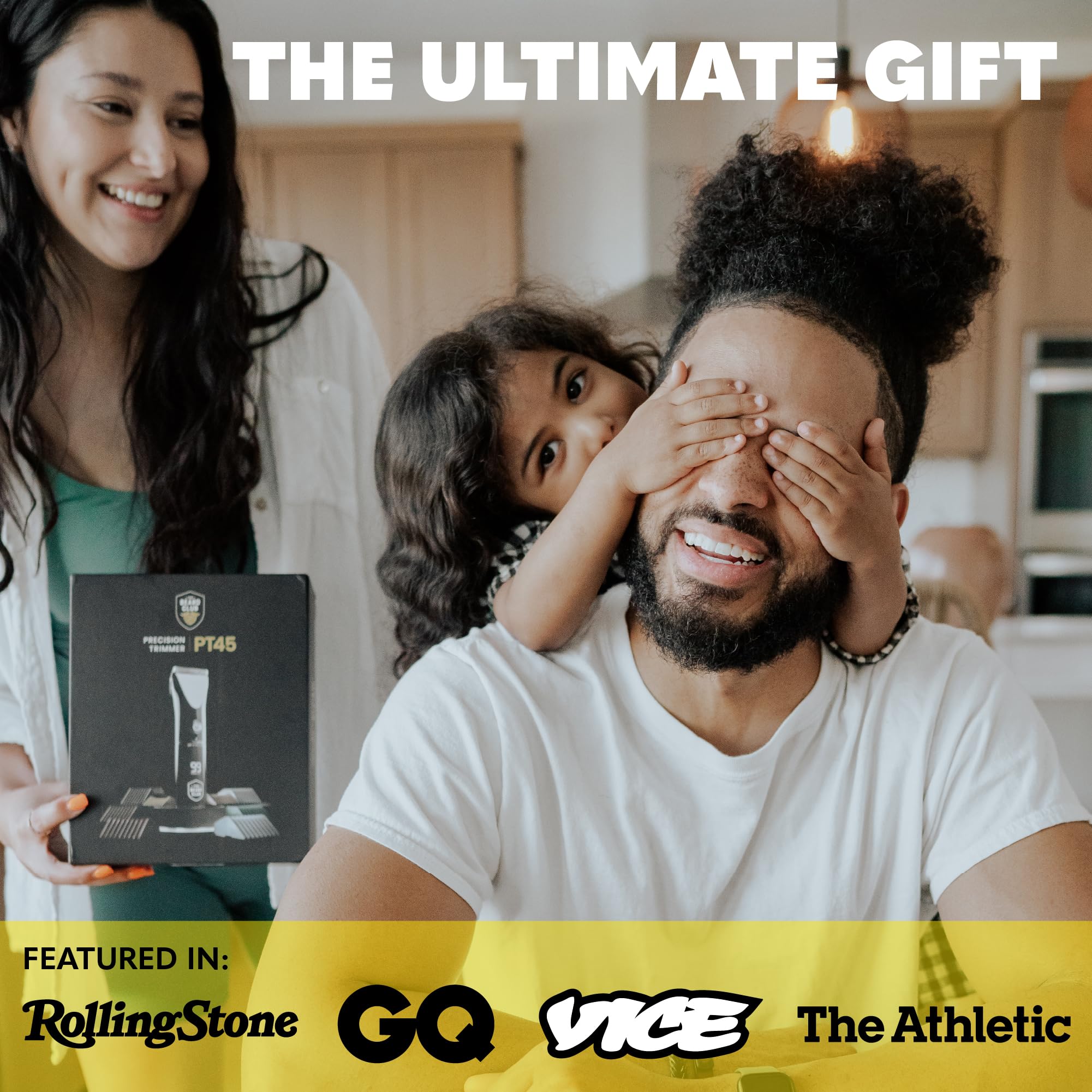 The Beard Club Beard Trimmer for Men - Electric Cordless Rechargeable Beard & Hair Trimmer - High Power 7000 RPM - 8 Color Guides 45 Unique Trim Lengths - Travel Lock