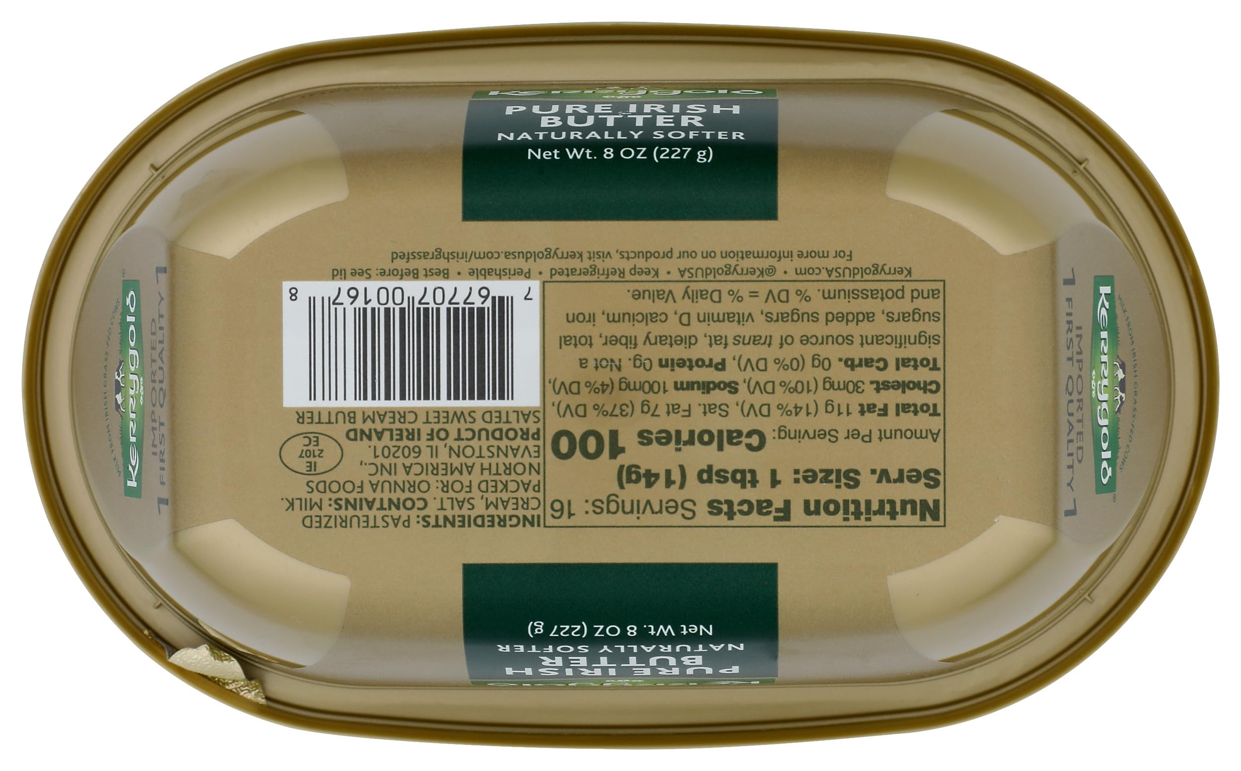 Kerrygold Naturally Softer Pure Irish Butter, 8 oz