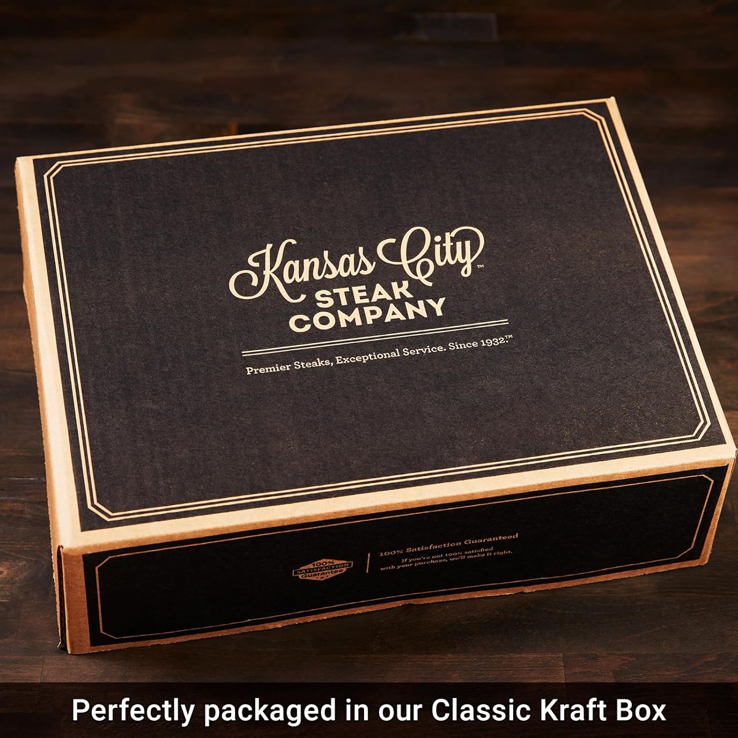 Premium Red Velvet Cake from Kansas City Steak Company - A Perfect Blend of Rich Chocolate and Velvety Vanilla, Generously Layered with Cream Cheese Frosting