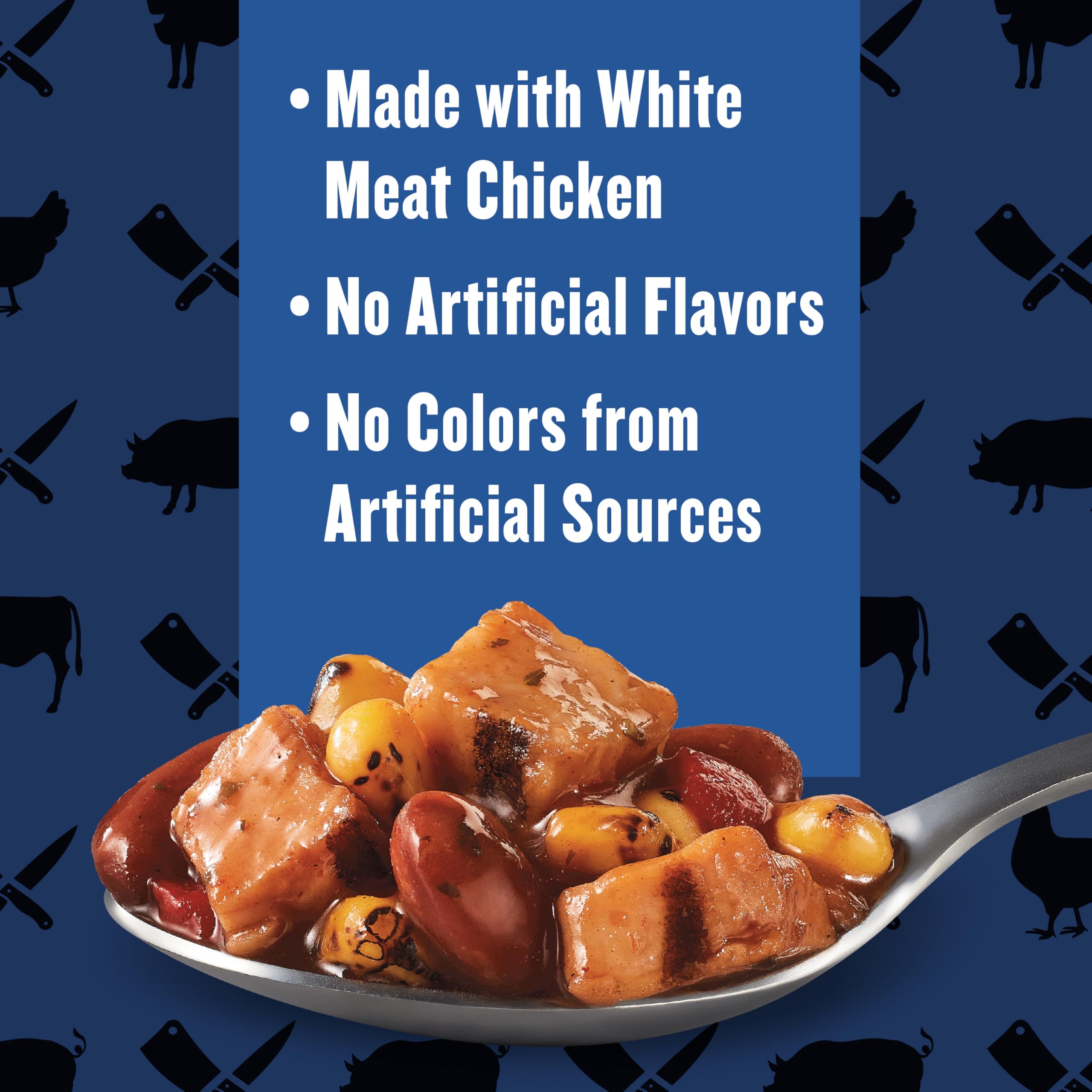 Progresso Pitmaster Steakhouse Style Steak and Bean, Gluten Free, Canned Soup, 18.5 oz