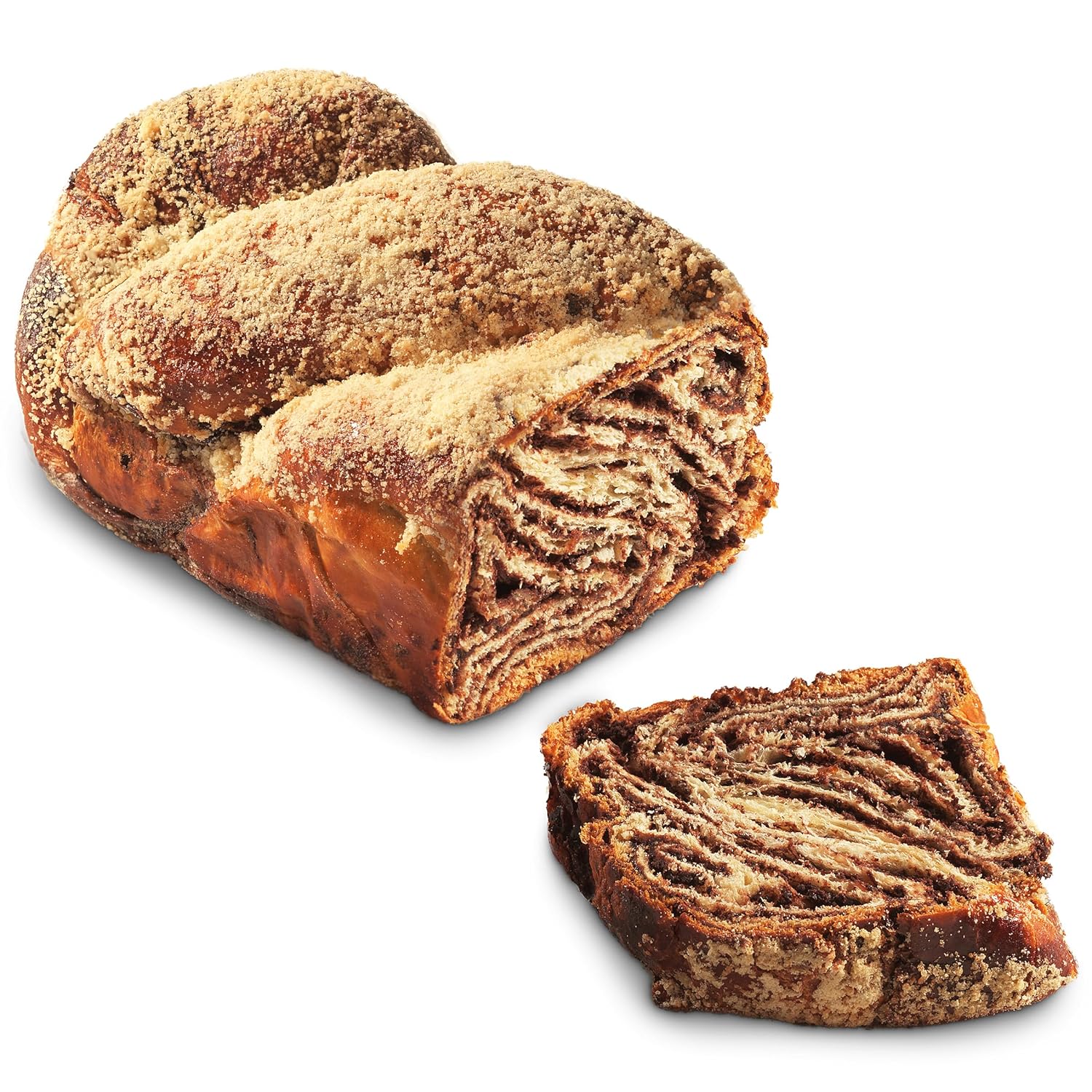 Chocolate Babka Bread | Hungarian Chocolate Babka Cake | Chocolate Cake | Baked Fresh Daily | Kosher, Dairy Free & Nut Free | 16 oz Stern’s Bakery