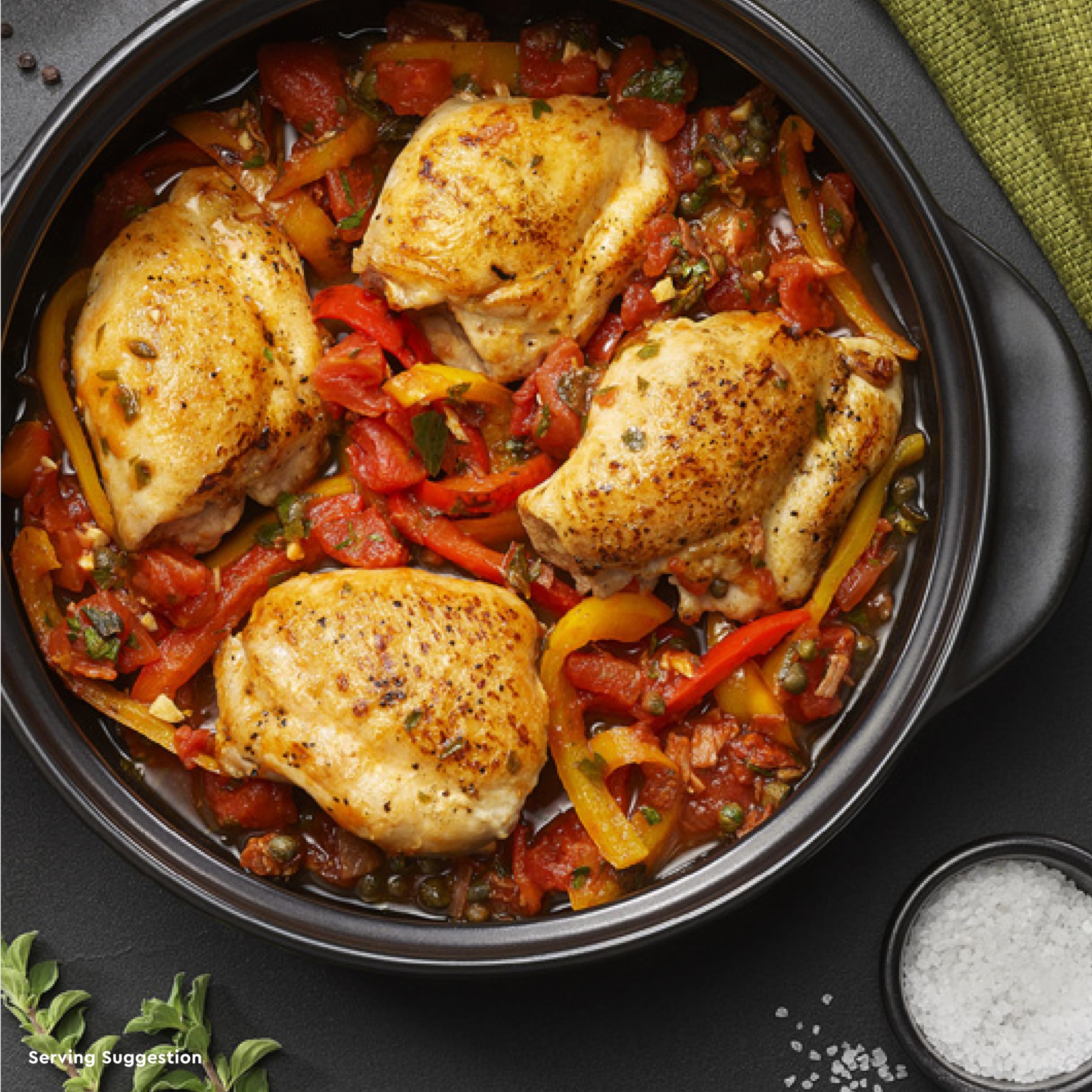 Just Bare® Chicken Natural Fresh Chicken Thighs | Antibiotic Free | Boneless | Skinless | 1.25 LB