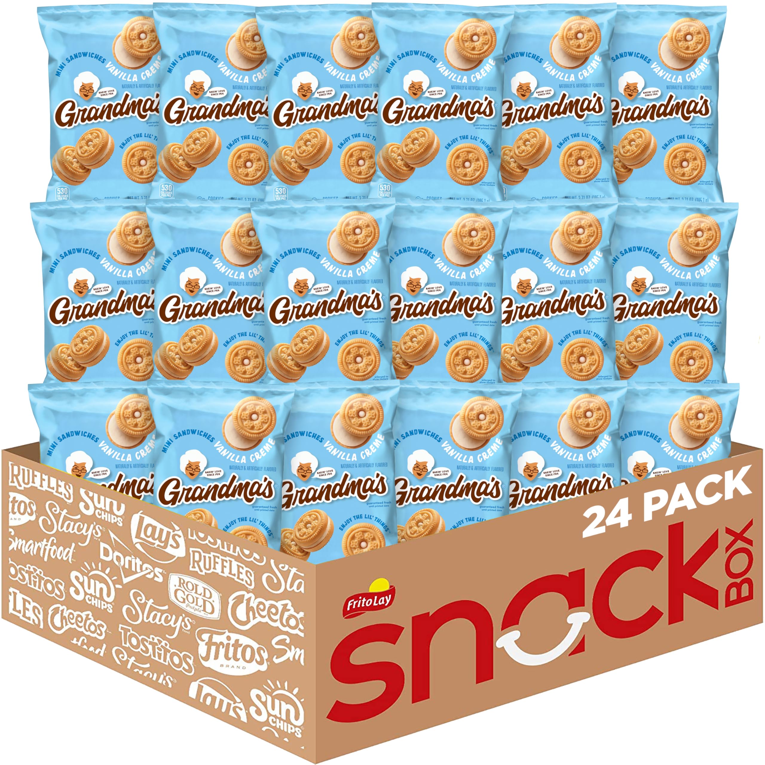 Grandma's Cookies, Variety Pack, (Pack of 30)