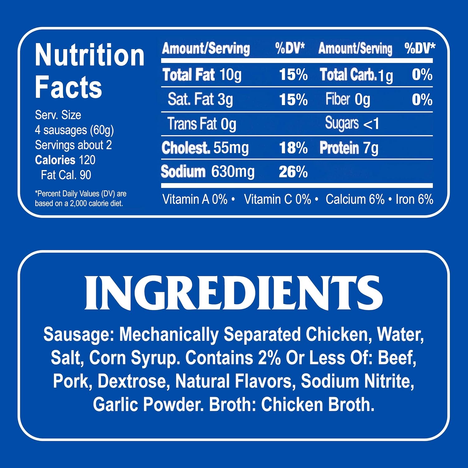 Armour Star Vienna Sausage, Original Flavor, Canned Sausage, 4.6 oz (Pack of 6)